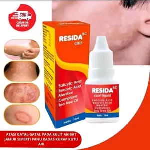 Rasida SC Cair - Solusi untuk Hilangkan Hapur Kurap Meng Cair 10ml - COD Cash On Delivery