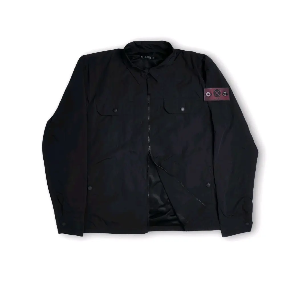 OVERTSHIRT BLACK 2 SAKU XL