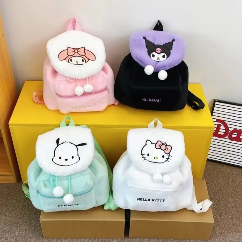 tas ransel lucu anak berkarakter kuromi melodi hellokitty bacpack punggung lucu Fashion