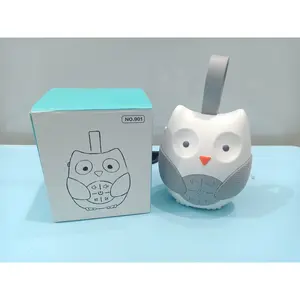 Baby Noise Musik Box Motif Owl Set Timer Automatis / Mesin Portable / Speaker Lagu Baby / Musik Tidur Baby