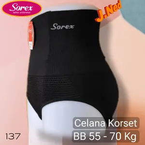 J137 Sorex Celana Korset Wanita, Celana Dalam Korset Sorex All Size BB 55-70 Kg