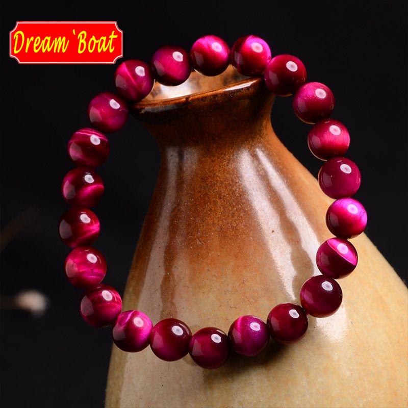 Rosy Tiger Eye Bracelet,Gemstone Bracelet,Feng Shui Bracelet,Natural Stone Bracelet,Bracelet Crystal,Crystal Bracelet For Women Men,Healing Crystals Bracelets,Crystal Bracelet Chakra 1