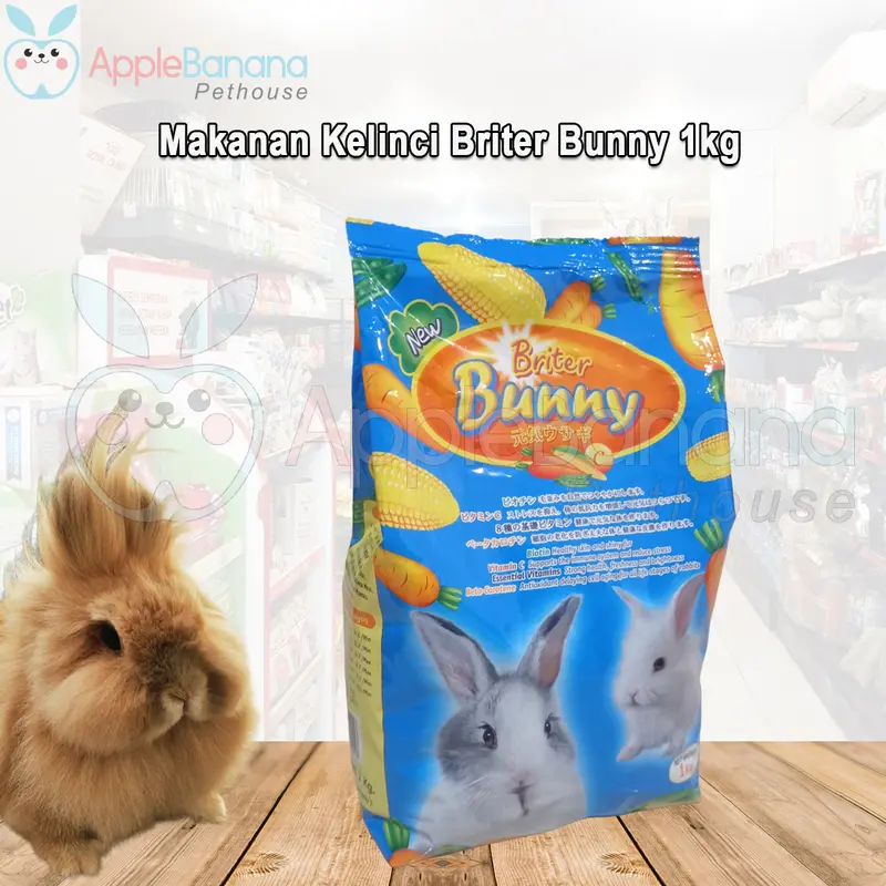 Makanan Kelinci BRITER BUNNY 1 Kg Carrot Rabbit Food Britter Bunny 0