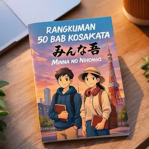 Rangkuman 50 Bab Kosakata & Bonpou Minna no Nihongo Buku Saku Ringkas Praktis untuk Pelajar Bahasa Jepang Pemula hingga Tingkat Lanjut