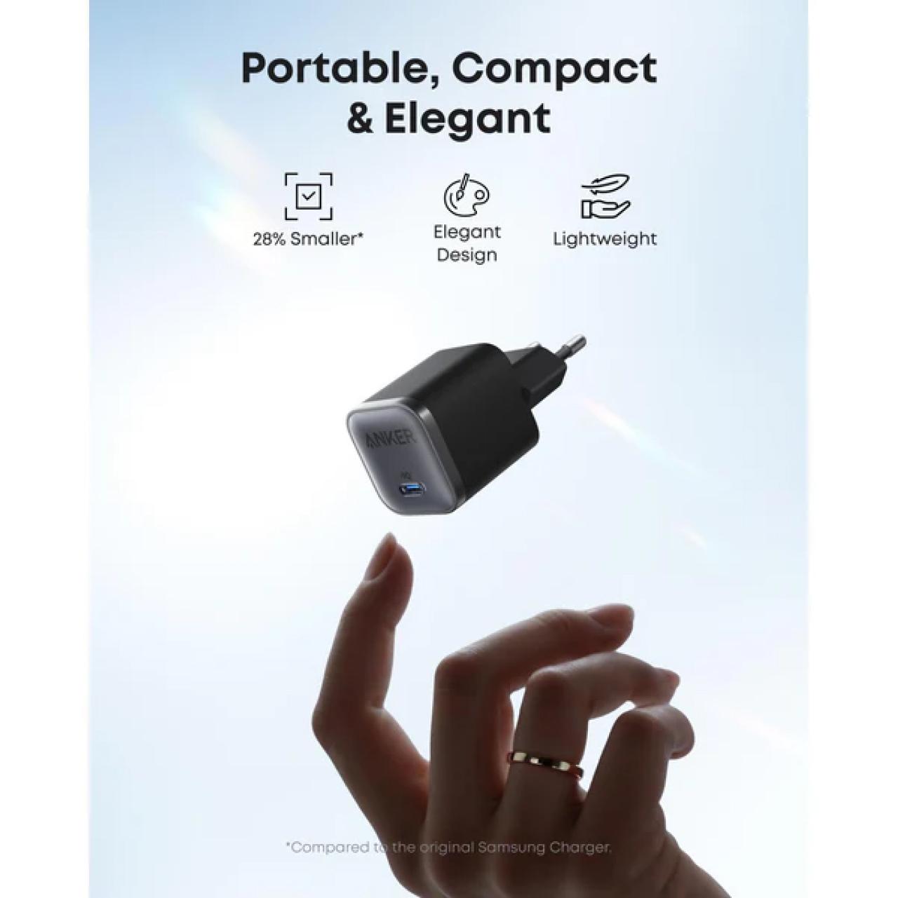 Anker Wall Charger 45W 1C Nano GAN - Black A2692L11