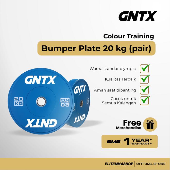 Gambar GENETIX FIT Colour Training Bumper Plate 20KG (Pair) Plat Beban Olimpiade dari ELITE MMA SHOP Kota Administrasi Jakarta Barat Tokopedia