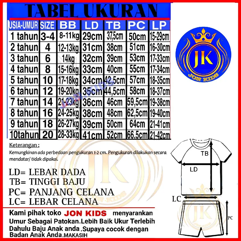setelan baju kostum boboiboi air terbaru lengan pendek/baju boboiboi air lengan pendek Kids 4