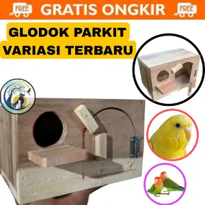 READY STOKK !! GLODOK LABET || LOVEBIRD || PARKIT KOTAK KAYU VARIAN TERBARU Ready banyak gak bakal telat