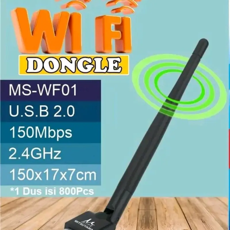 PROMO DONGLE WIFI  EVINIX/MITSUYAMA ALL IN ONE NTUK Semua STB/LAPTOP/PC  Wifi 6(802.11ax)