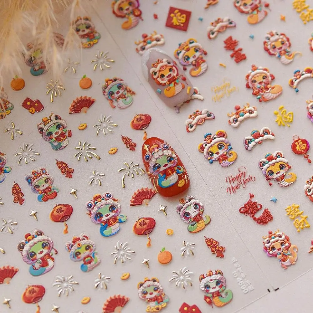 Stiker Nail art Trend 2025 terdiri dari 5 variasi