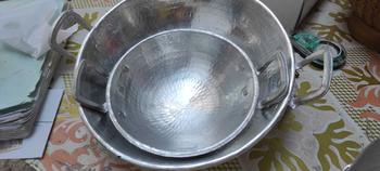 Product Review of paket wajan 20 cm dan 24 cm alumunium tempa penggorengan tebal anti lengket Alat Dapur Kitchenware from l**i 0