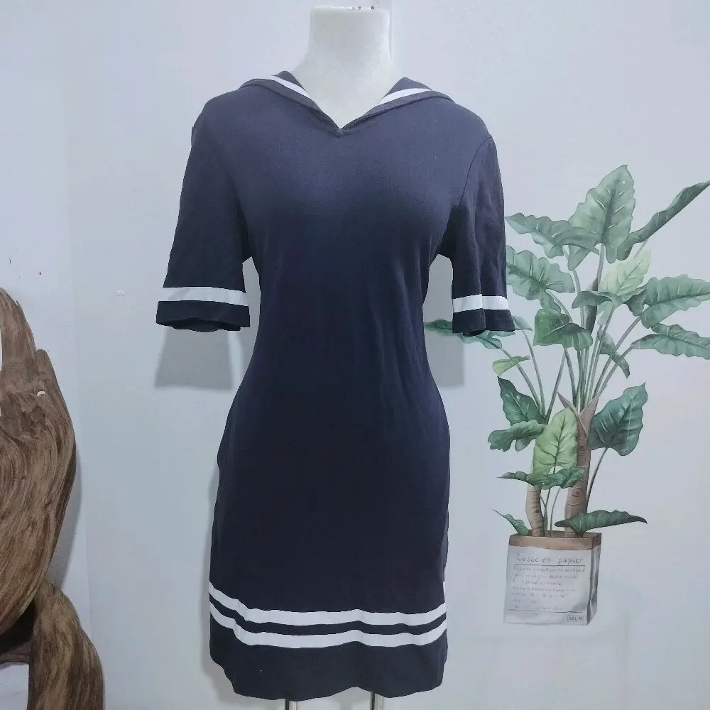 đầm thủy thủ phom suông ngực 100 có túi thanh lý 337.   đầm đi đám cưới , đầm xinh nhẹ nhàng, đầm body, đầm dự tiệc sang chảnh, đầm tiểu thư, đầm dự tiệc, đầm suông, đầm xòe, đầm dáng dài, đầm babydoll