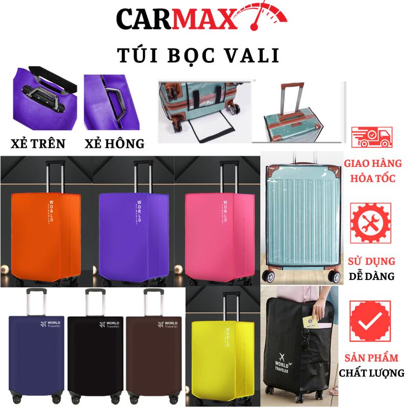  Vỏ Bọc Vali Túi Trùm Vali Áo Trùm Hành Lý Du Lịch Chống Xước Dễ Vệ Sinh Bảo Vệ Vali CarMax 