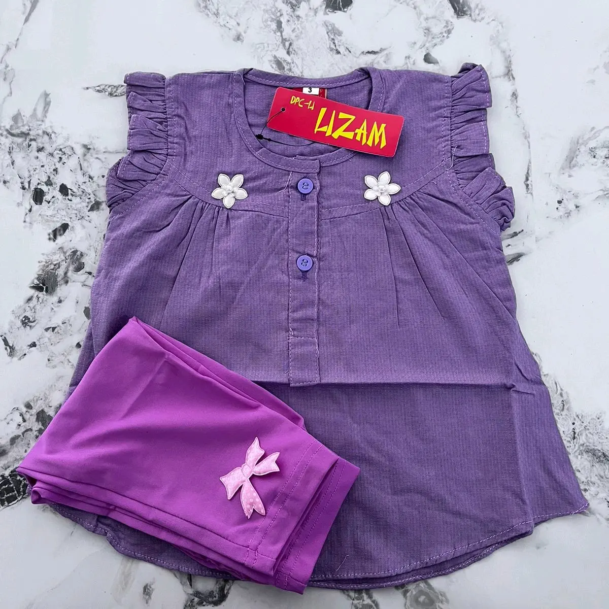 Setelan Singlet LiLi Anak Terbaru Kekinian Bahan Katun Premium Baju