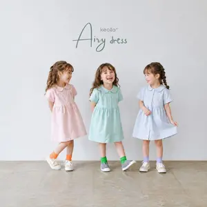 KEOLA - Airy Dress Ribbon Edition / Dress Anak Perempuan Nyaman Katun Premium