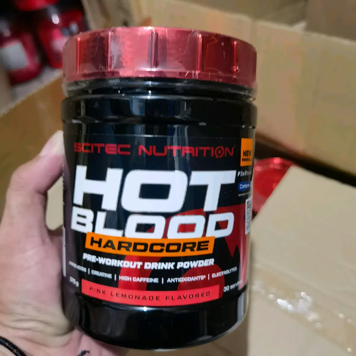 SCITEC NUTRITION HOTBLOOD 30serv PREWORKOUT Dewasa original