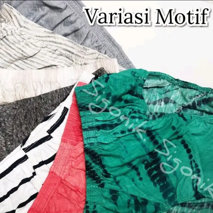 paket hemat isi 12pcs celana dalam segitiga  celana dalam pria dewasa nyaman dipakai bahan katun lembut karet elastis terlaris Boxer Cowok Merah Pendek Motif 2