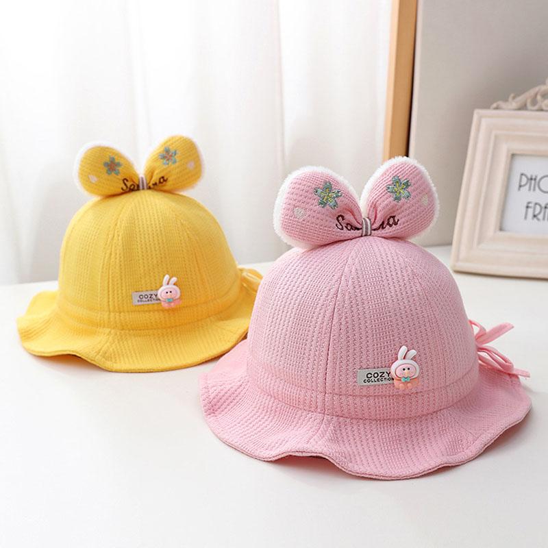 Mũ Xô Có Nơ Dễ Thương Cho Bé Mũ Ngư Dân Cho Trẻ Sơ Sinh Và Bé Gái nón bảo cho bé gái,Hat
