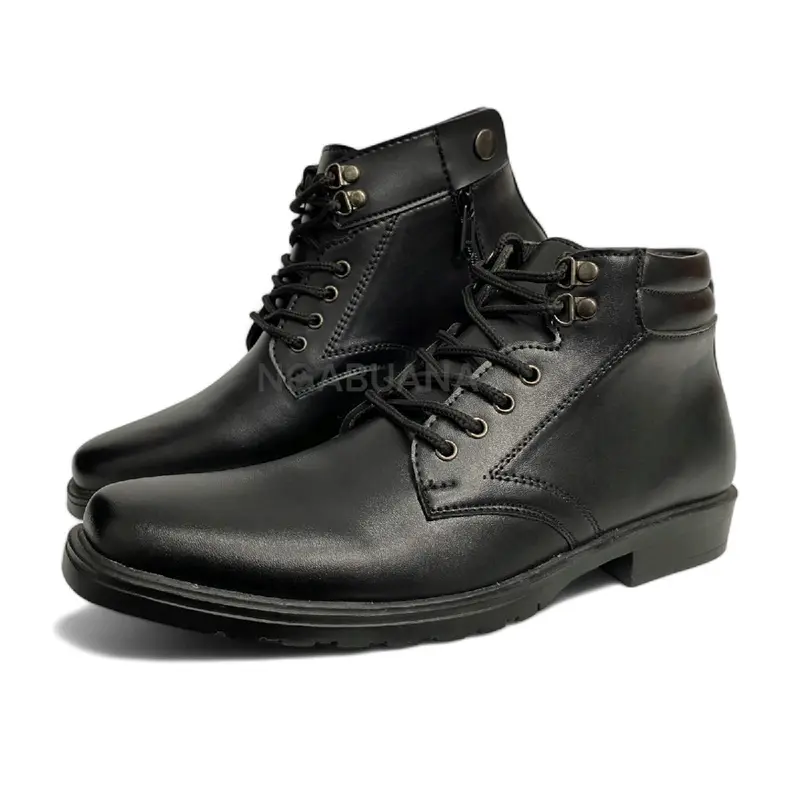 Sepatu formal pria pdh dinas pantofel tali plus resleting 3