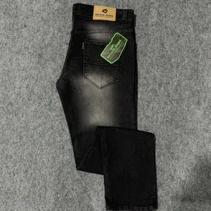 Celana Jeans Panjang Pria Slimf Fit Melar Stretch Denim Black Jazz