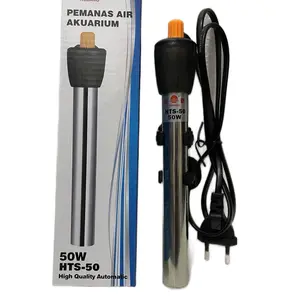 Heater/ pemanas aquarium (stainlish) 50watt