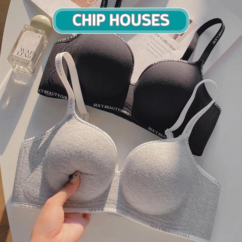Áo Nâng Ngực Áo Ngực CHIP HOUSE Mút Độn 5cm nâng ngực thoáng khi chống hầm bí da - 4802