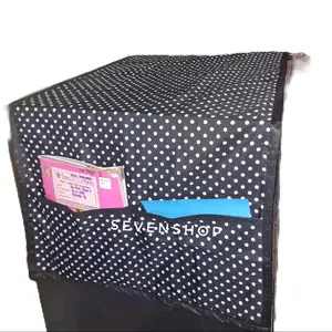 TAPLAK KULKAS MOTIF POLKADOT BAHAN KAIN