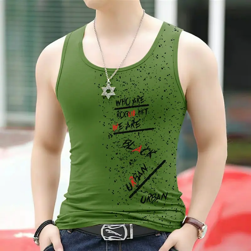 Bisa Cod Seluruh Indonesia/Atasan Saja/Singlet Black Urban - Singlet Murah 5