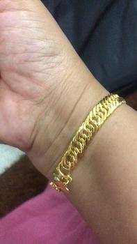 Product Review of Gelang Papan Besar Bisa Di Sepuh Ulang Perhiasan Bracelets lebar 1,Cm from D**a 1