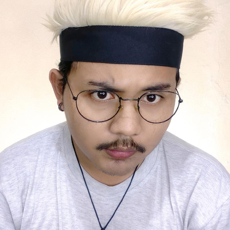 Topi wig bulu sintetis pria wanita nyaman dipake 3