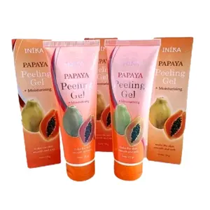 2 PCS Inika Peeling Gel Papaya | Inika Peeling Gel Manggis 120g Perawatan Wajah