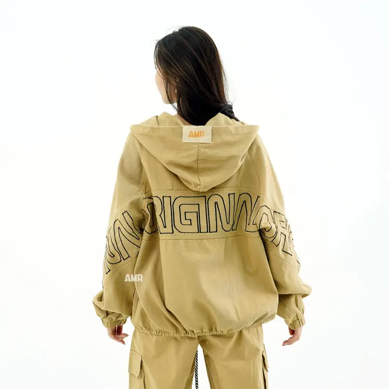 AMR Original -  Jaket Jeans Original Style Coklat 2205 - Denim Jacket Boyfriend Hoodie 6