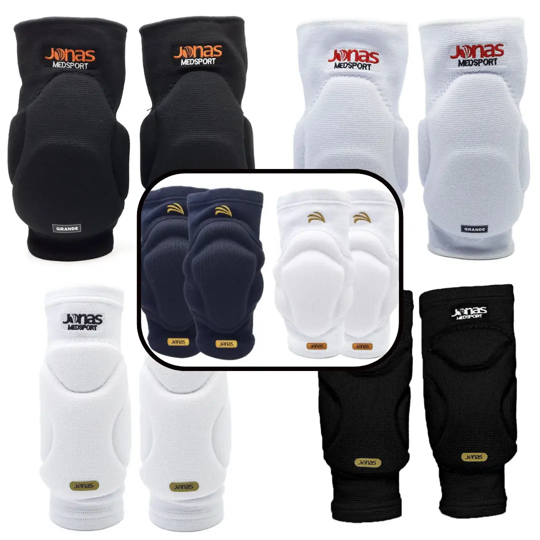 paket satu pasang kneepad dan elbow protector x3 v2 hitam putih