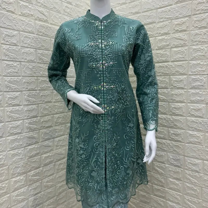Kebaya Mazura 2 bahan tile premium 5