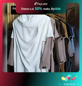 (CRS) Kaftan Fatiya (kaftan & pashmina panjang) Muslim Wanita