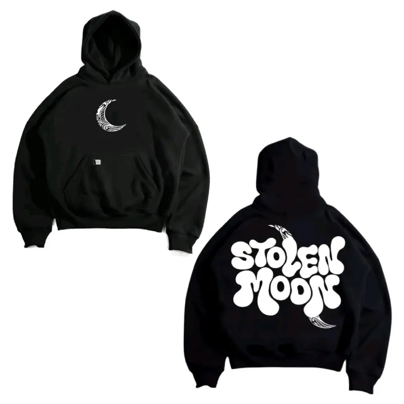 Hoodie Boxy Starboy Oversize Fit Distro Pria Perempuan Keren Tangan Panjang Sweater Hoodie Pria Wanita Unisex A7S Hitam  Distro Bandung Katun Fleece Lembut High Quality 1