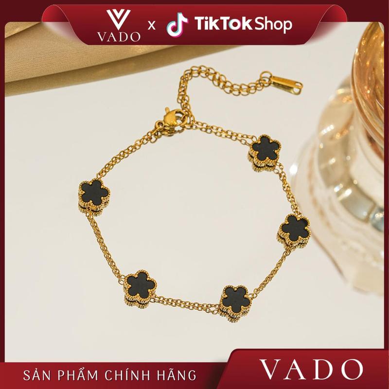   KOC - L38 Nhỏ  Lắc Tay Bông Hoa 5 Cánh Nhỏ Size 9MM -  Chất Liệu Hợp Kim 