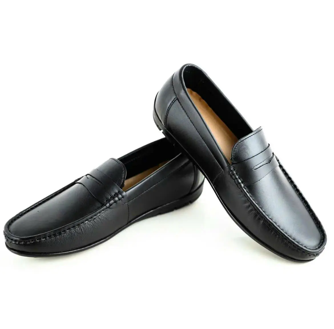 Giày Lười Nam LD-M08 Da Bò Mềm Đế Cao Su Êm Chân Đi Là Nghiện size 38-44 bảo hành 12 tháng chính  hãng Lý Duyên