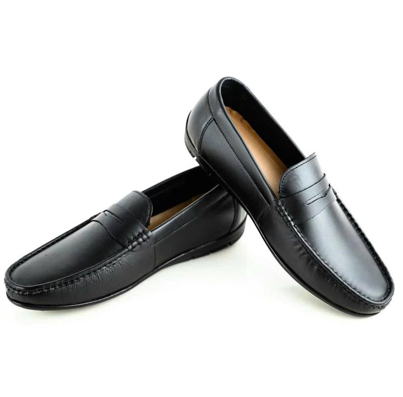 Giày lười mọi LD-M08 - Giày lười nam da bò thật nguyên tấm mềm mại đế cao su rãnh giúp chống trơn trượt có đủ size 38-43 giày đám cưới ,giày chú rể
