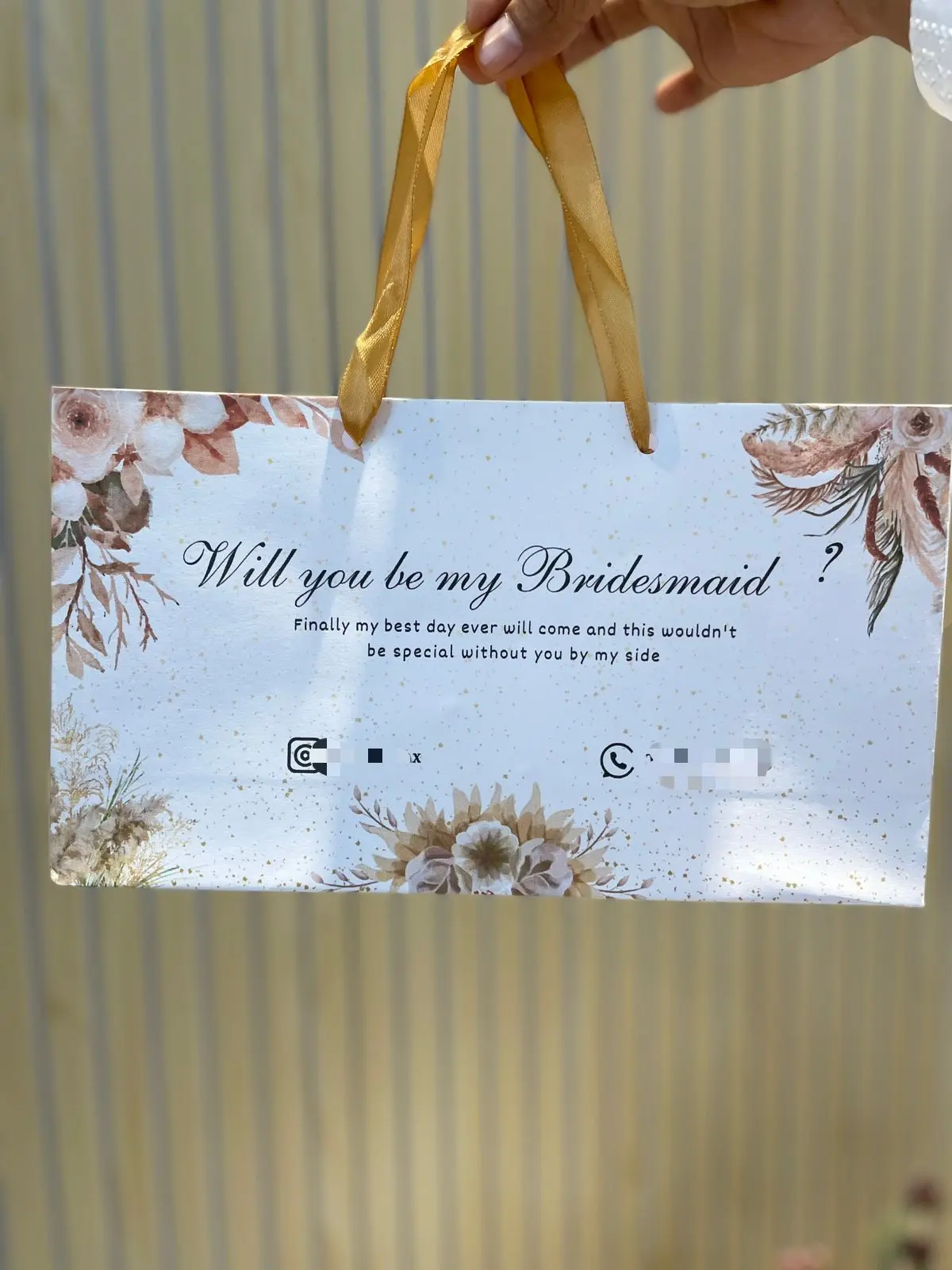 Paperbag Bridesmaid  Tidak Bisa Req/Costum
