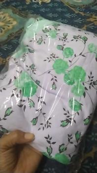 Product Review of TELEKUNG PRINTED DEWASA ZURA ROSE Bunga Attire Cotton Fabric from s**🍒 2