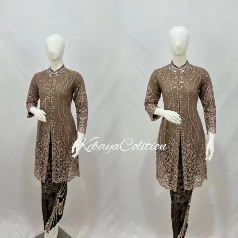 Kebaya Shanghai tille payet / kebaya tunik / kebaya modern 5