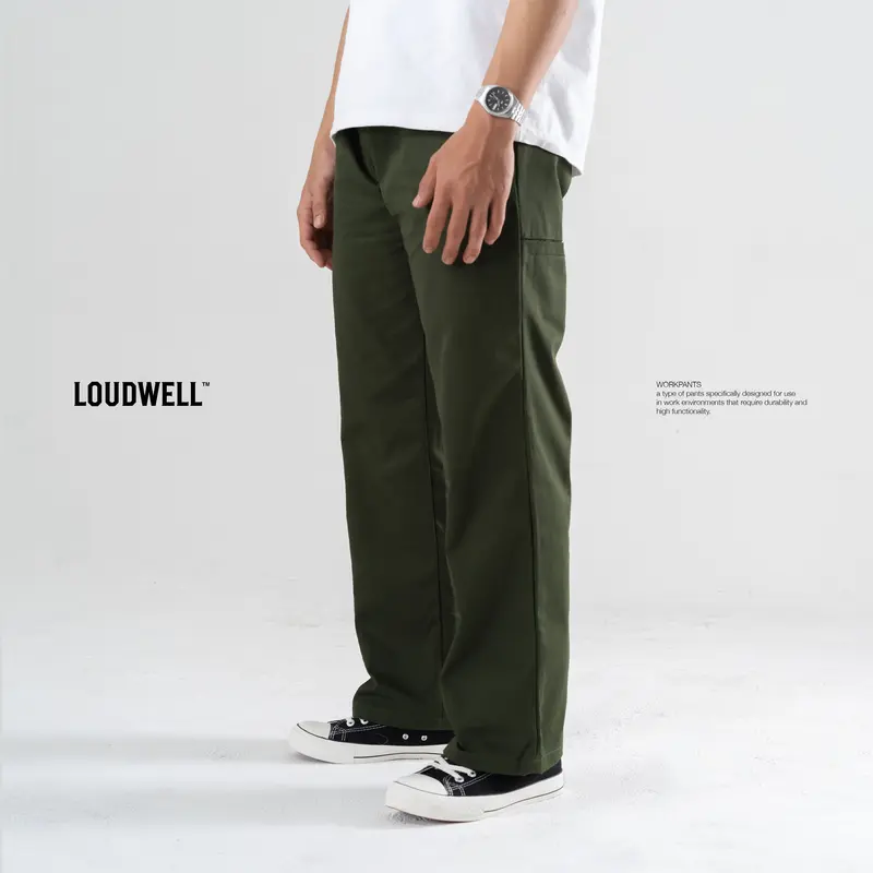 Loudwell Timbers Army Workpants Celana Chinos  Panjang Reguler Loose Cut pants 1