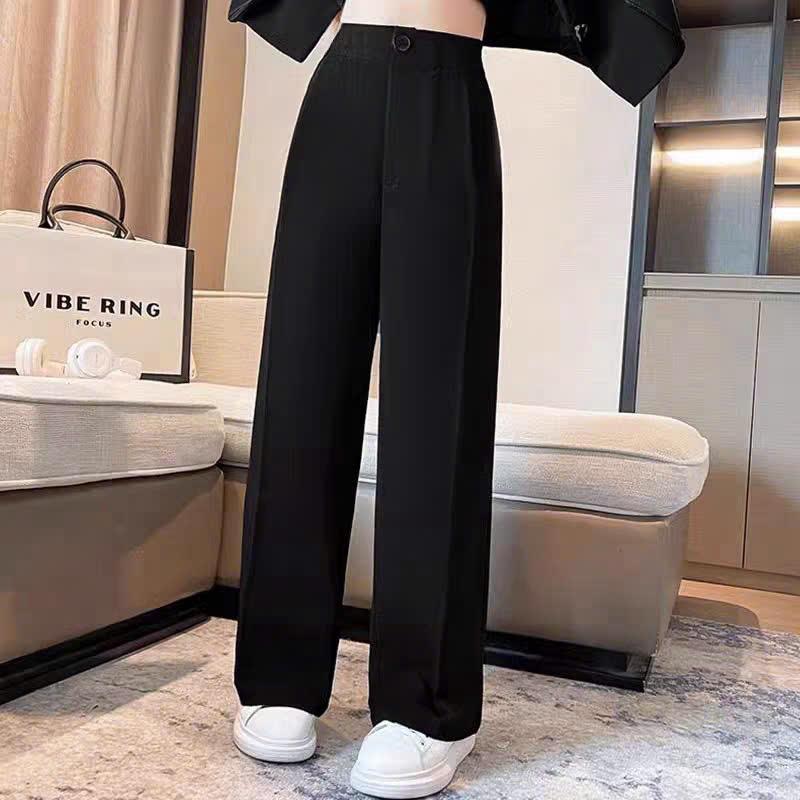 Quần Âu Quần Vải Hàn Quốc Cho Bé Gái Và Bé Trai Chất Tuyết Mưa Mềm Mịn - Phong Cách Âu  Dễ Chăm Sóc Có Cạp Chun & Cúc Phù Hợp Từ 7-11 Tuổi