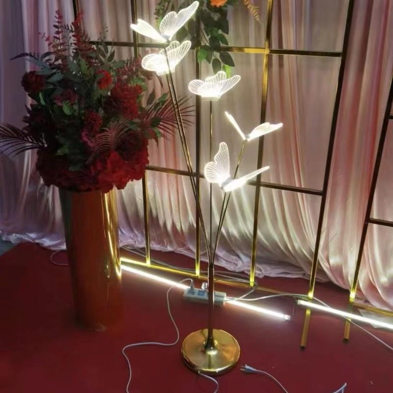 Lampu Rama-rama Berkilau, Set 2pcs, Sesuai untuk Props Perkahwinan ...