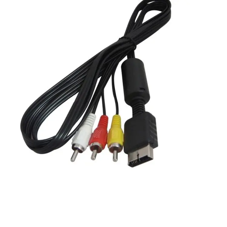 Kabel Cable AV dan RCA untuk PS2 atau PS3 TW 1,8 M