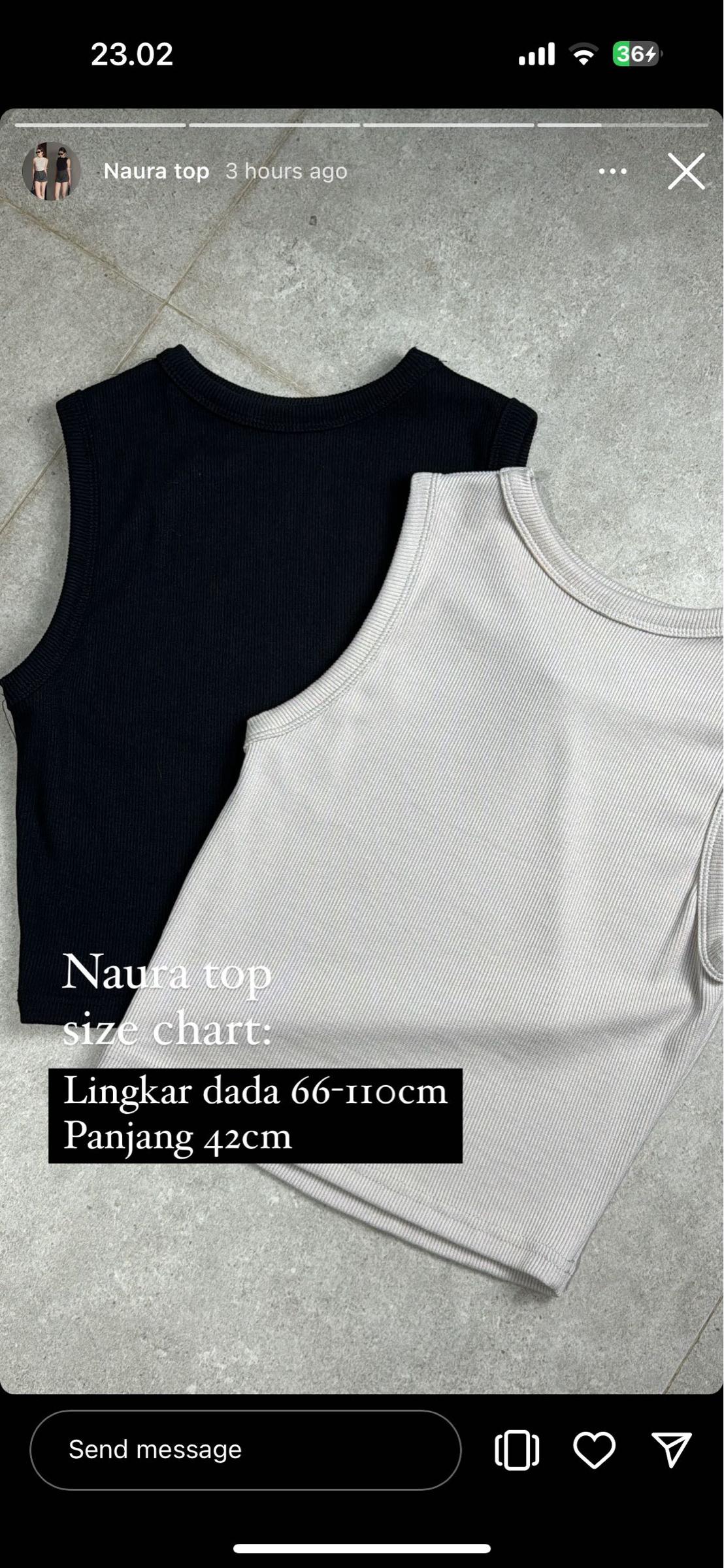 [PEOTYS] Naura tank top wanita