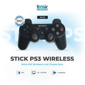 Stik Stick PS3 Original Wireless Ori Pabrik Hitam Tanpa Dus