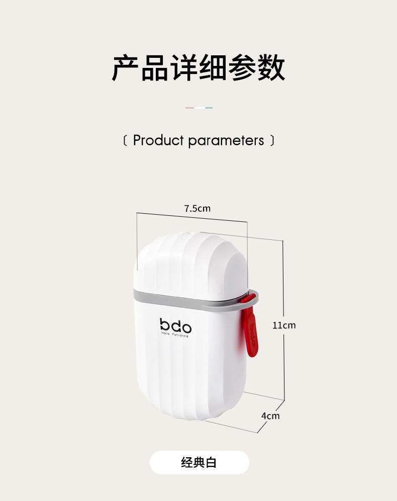 Product Introduction of Plastic soap box Double drain soap box Square leakproof travel portable soap box with lid seal 14
