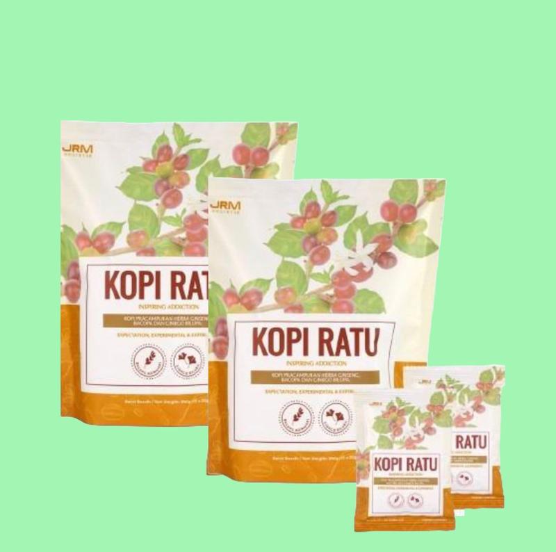 2 Pek Kopi Ratu 100% Asli HQ JRM 15'sachet - Kopi Asli - Coffee ...